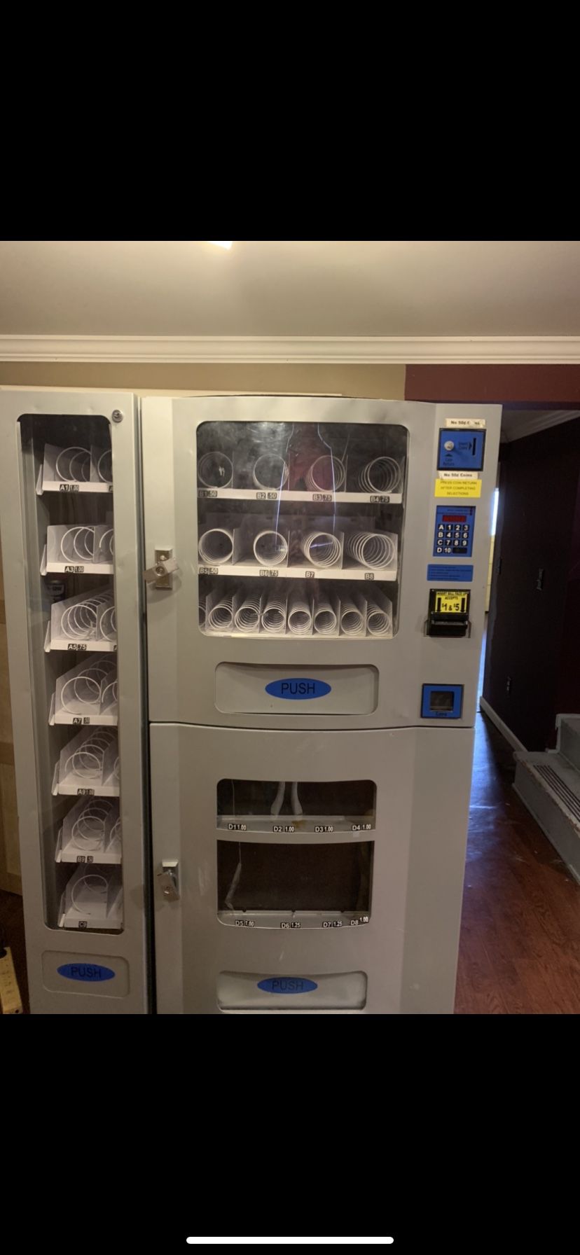 2 Combo vending machines 