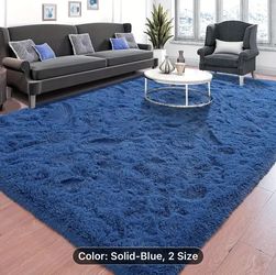 1pc Luxurious Velvet Rectangular Shaggy Plush Carpet Rug - Ultra-Soft, Fluffy, and Vibrant Tie-Dye Design, Solid and Dark Colors, Dirt-Resistant, Non-