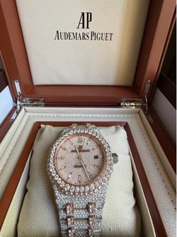VVS1 MOISSANITE AP WHITE & ROSE GOLD