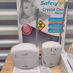 Baby Monitor Safety First Crystal Clear Portable 600 Feet Range Tested (BS)