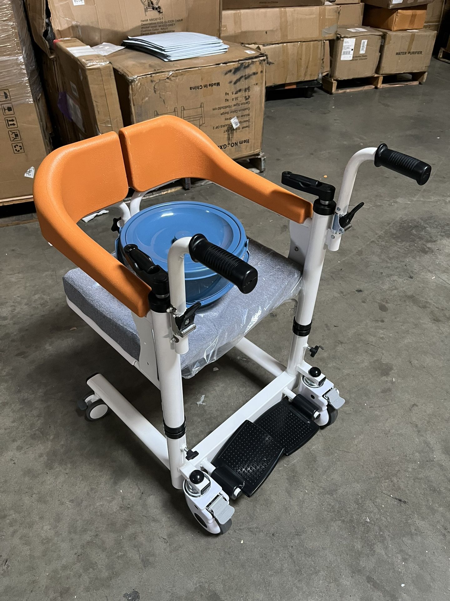 Patient Transfer Lift Chair Multifunction Chair 180 Split Seat