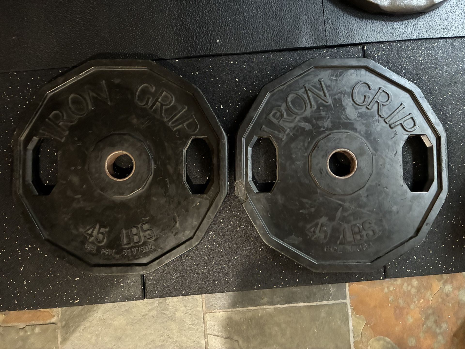 American Made Urethane Olympic Barbell Plates | Iron Grip