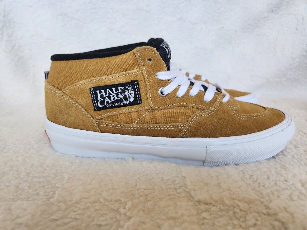 VANS Half Cabs Gold/ Brown NEW Size 8.5