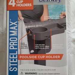  Bestways Steel Pro Max Set Of 4 Cup Holders