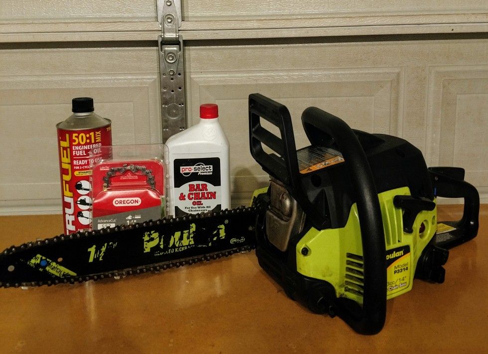 Poulan model p3314 14" 33cc chain saw