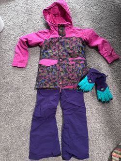 Burton Kids Snow Jacket, Pants, and Gloves Set