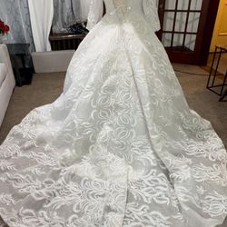 Wedding dress worn once