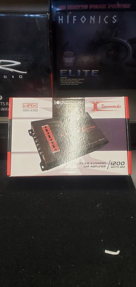 SOUNDSTREAM TURANTULA 1200.4 CHANNEL AMPLIFIER 