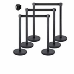 VEVOR Crowd Control Stanchion, Set of 6 Pieces Stanchion