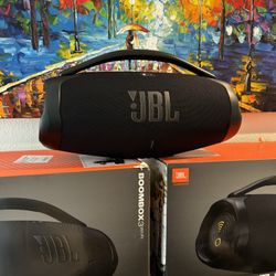 JBL (Boombox 3 Wi-Fi) | Bluetooth Portable Speaker – Massive Bass, 24-Hr Battery, JBL Pro Sound 