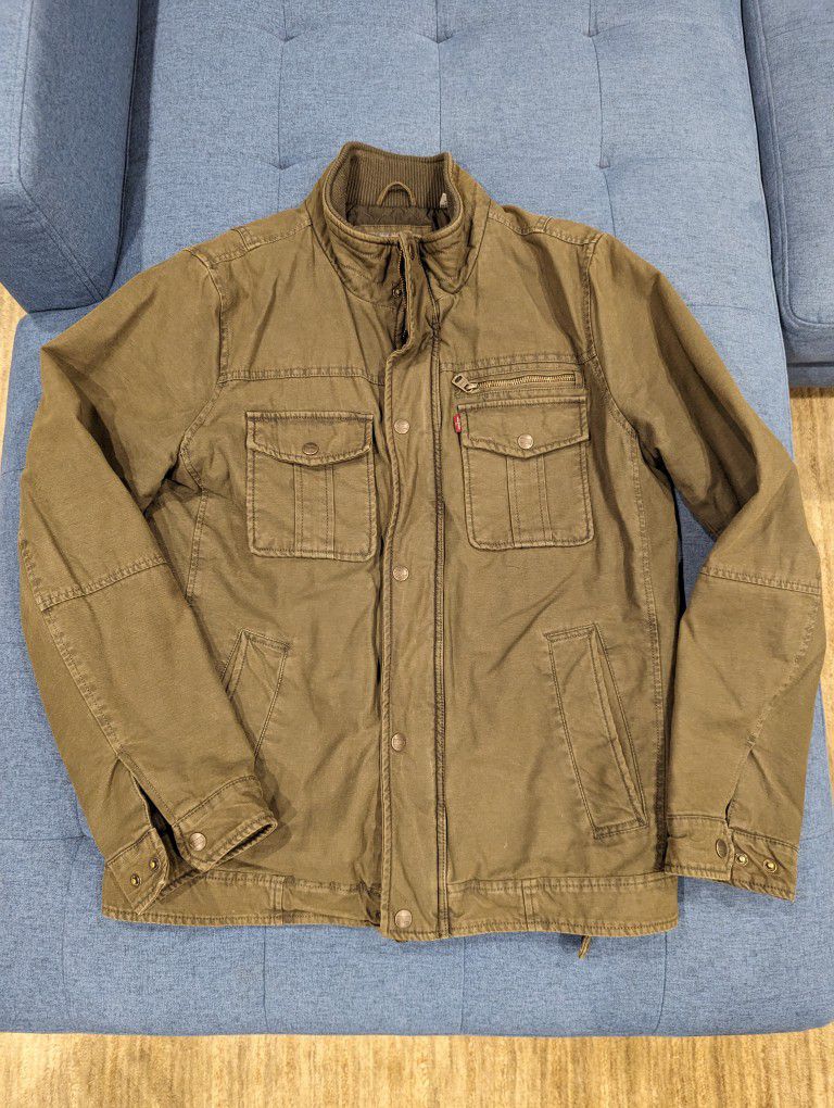 Levi's Jacket, Size M, Navy Green