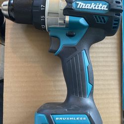 Makita 18V Lithium-Ion Brushless 1/2 In. Cordless Hammer Driver Drill (Tool Only).    🍀🍀 yes I have the handle.
