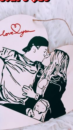 Valentine’s Day Wooden Heart