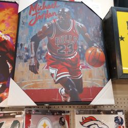 New Michael Jordan Picture Wood Frame