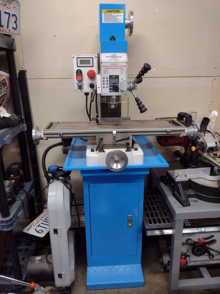 Precision Matthews PM-25MV-BD Bench Type Milling Machine with Stand