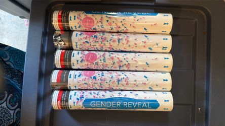 5 Confetti Canon Gender Reveal