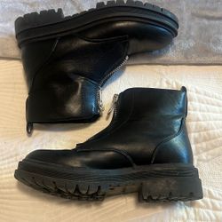 Woman Combat Boots Size 7
