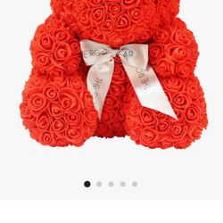 Rose Bear 13” Size No Box 