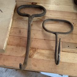 Set of beautiful vintage Haybale hooks