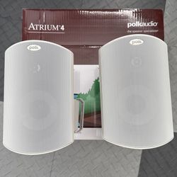 Atrium  4 Outdoor Speakers  $110 Or Mejor Offer 