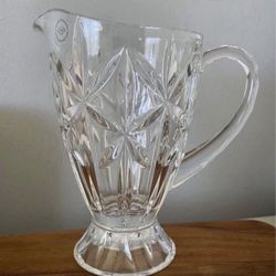 Lenox Pitcher Shooting Star Full Lead Crystal 40oz