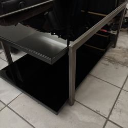 Glass Coffee Table and End Table 