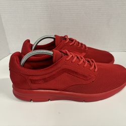 Vans Iso 1.5 + Mesh Mono Red Ultracush VN0A2Z5JL2 Mens size 10 skate shoes
