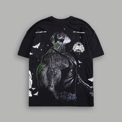 DARC SPORT BANE SIDE BY SIDE OVERSIZED TEE IN BLACK - Size M