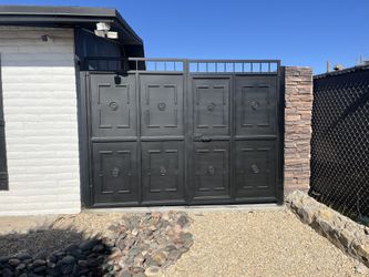 Double Swing Gates Ornamental Iron