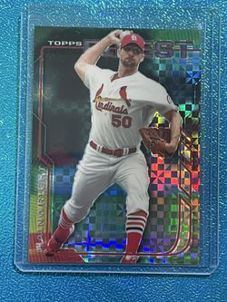 2014 Topps Finest X-Fractor Refractor Adam Wainwright #2 Cardinals Baseball Card 