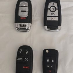 Lot 4 Assorted FOB Key Remote Control