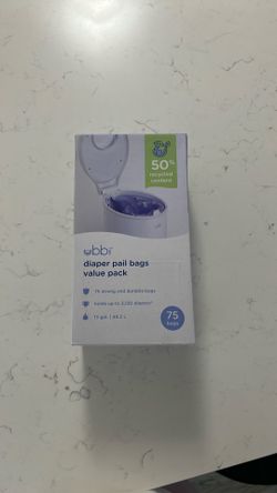 Diaper pail bags value pack