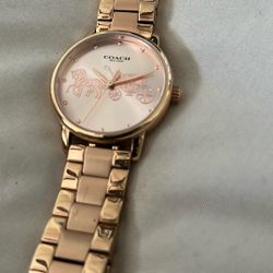 Rose Gold Coach Watch Brand New 60.00