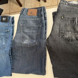 Three pairs of jeans, 30 x 30  $10 all 3