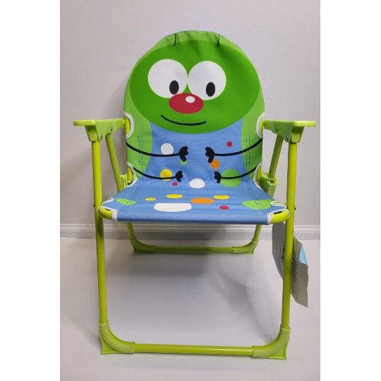 Summer Inspirations Kids Folding Chair Bug Caterpillar Chair Green Blue