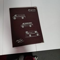 Vintage Snap-On Leather Portfolio 
