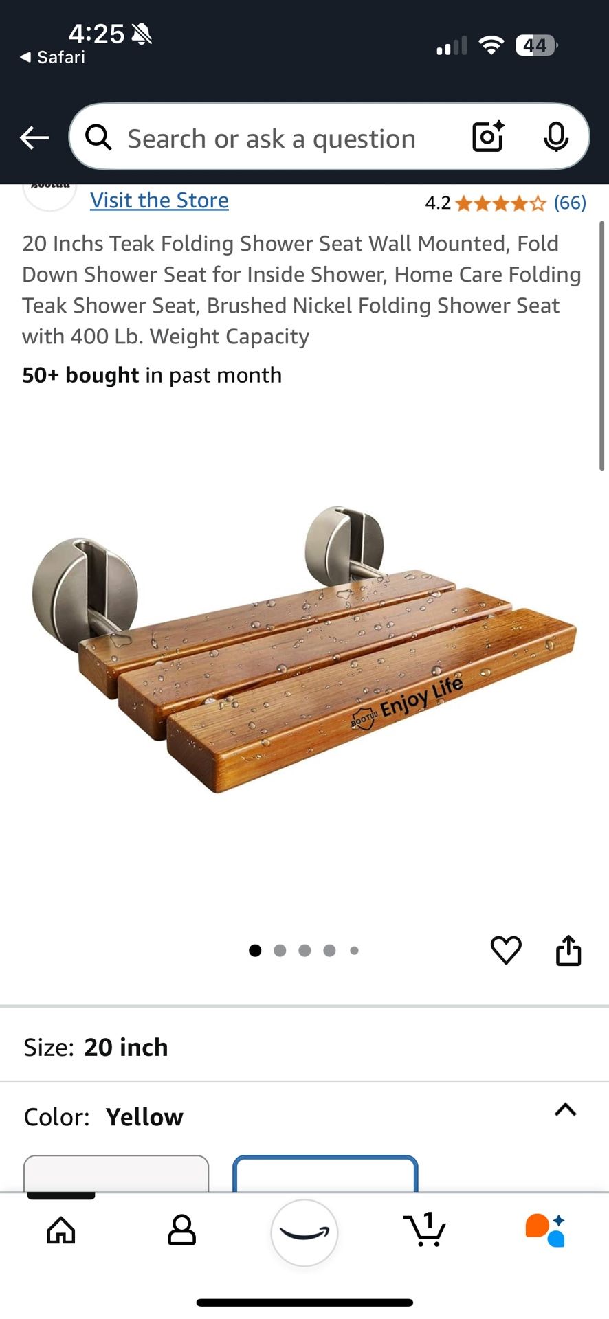 🚿 **Introducing Our Premium Folding Shower Seat!** 🚿 