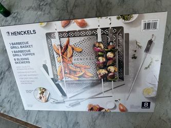 Henckels 8-Piece Barbecue Grill Basket, Grill Set