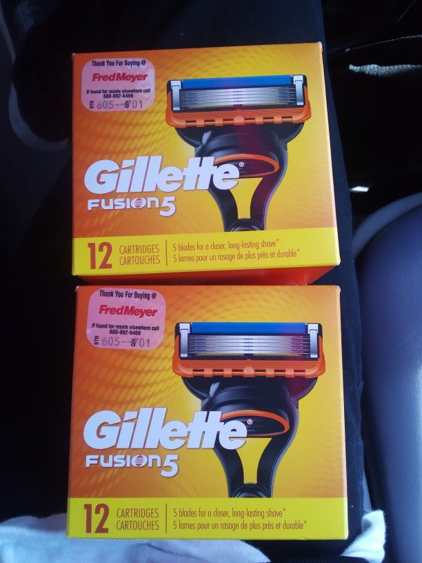 Gillette Fusion 5 Razors 