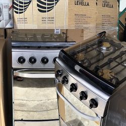 Estufas Nuevas De Gas Propano Con Horno Con Tapa De Acero Inoxidable 21” Pulgadas de Ancho 