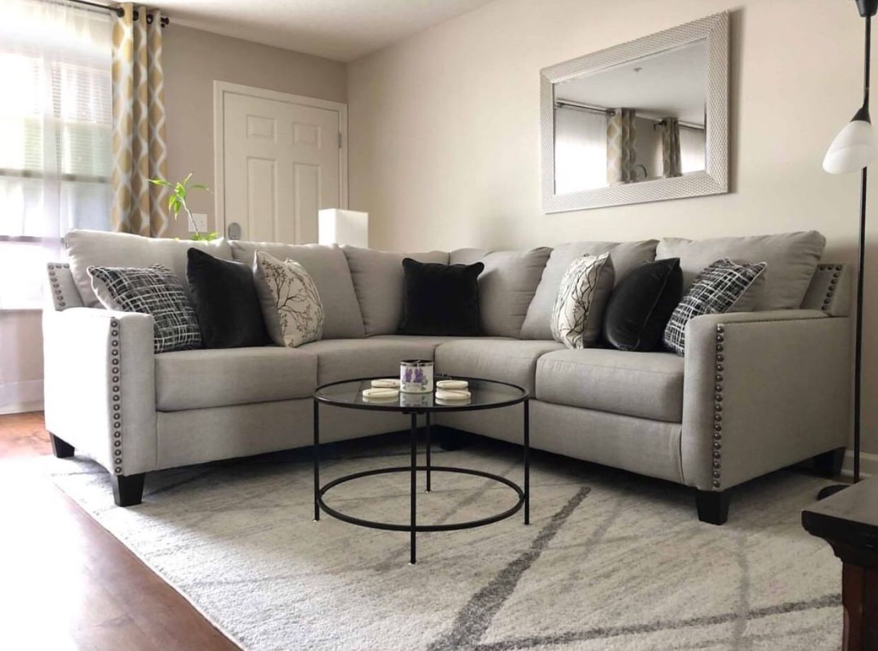 Modular Off Gray Casual Sectional Couch💥 Delivery Available🚚 Brand New💫