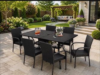 Brand new patio outdoor dining table set