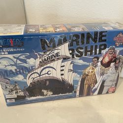 Bandai Hobby - One Piece - 07 Marine Ship, Bandai One Piece Grand Ship Collection