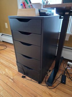 Ikea black drawer
