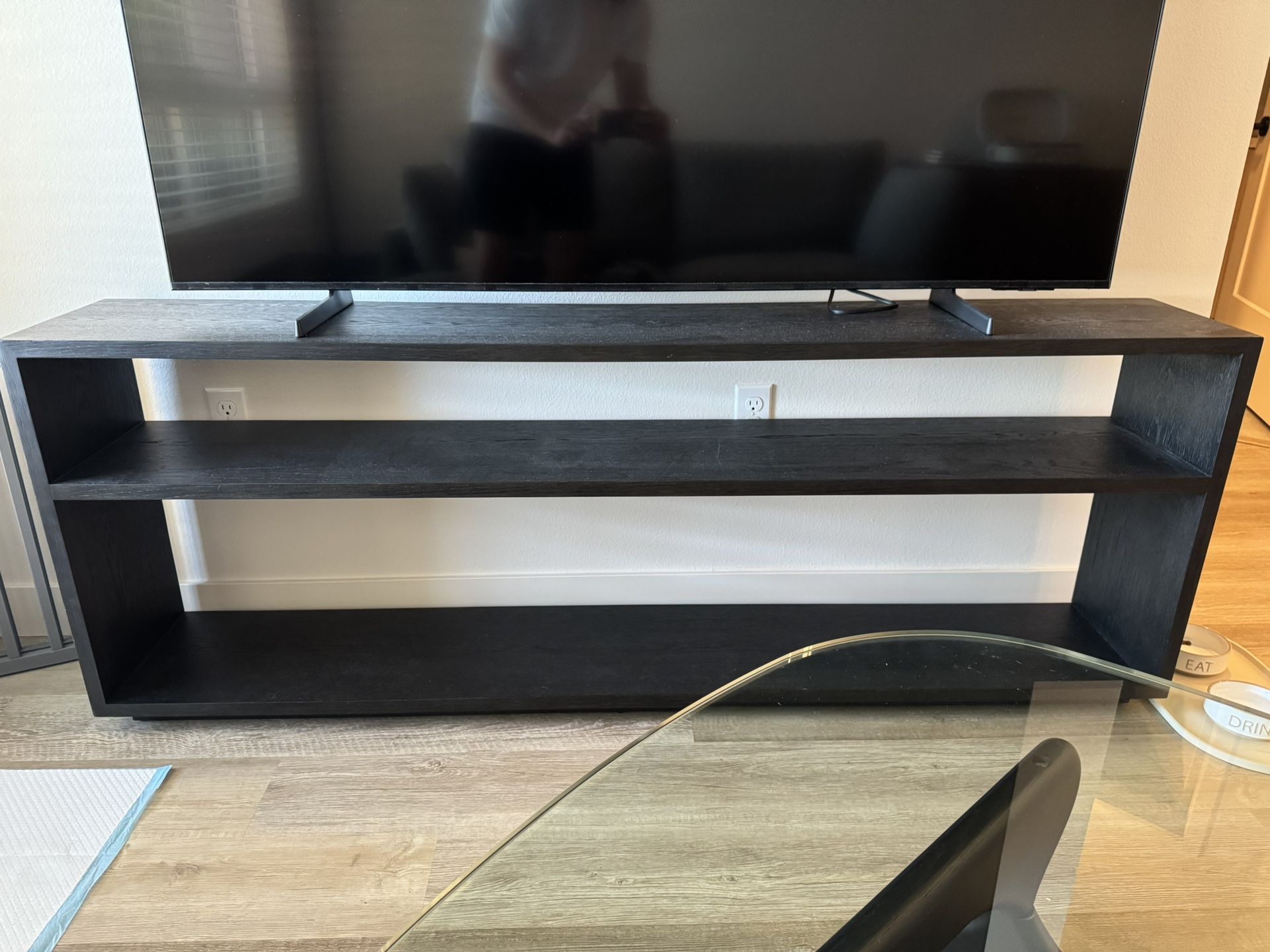 Black Oak Console Table
