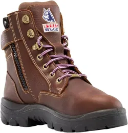 Steel Blue Woman's Leather Work Boots