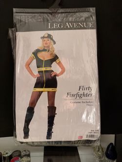 Flirty Firefighter Adult Costume