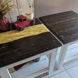 Rustic End Table