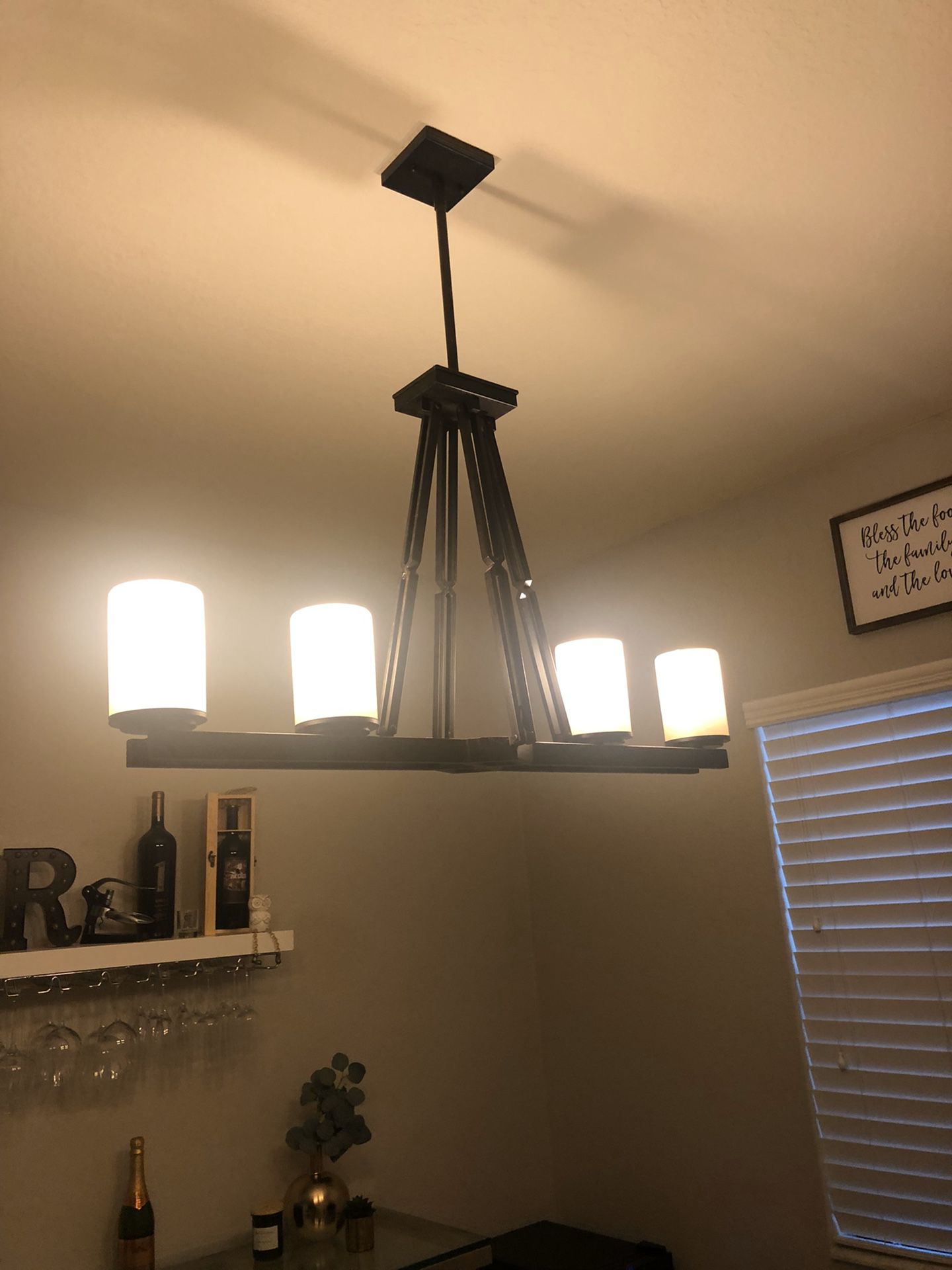 Dining room ceiling light fixture