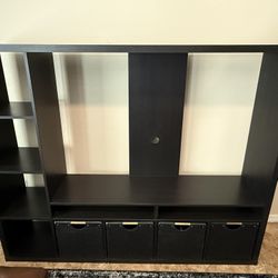 TV stand/ Entertainment Center With Storage Cubes